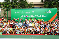 Giải Tennis Cúp Hưng Thịnh lần IV/2016 thu hút 700 vận động viên tham gia thi đấu