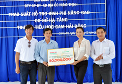  Hung Thinh Corp. phối hợp cùng Báo Công an TP.HCM hỗ trợ kinh phí nâng cấp Trường Tiểu học Cam Hải Đông, tỉnh Khánh Hòa