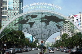 Sài Gòn rực rỡ đón chào năm 2012 