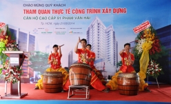 Dự án căn hộ cao cấp 91 Phạm Văn Hai vượt tiến độ xây dựng 4 tháng
