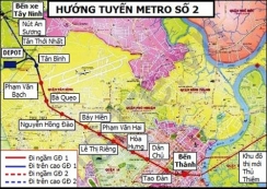 TP HCM khởi động tuyến metro Bến Thành - Tham Lương