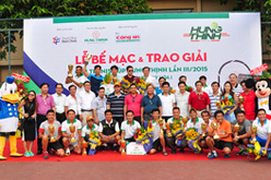 Giải Tennis Cúp Hưng Thịnh lần III năm 2015  diễn ra thành công tốt đẹp