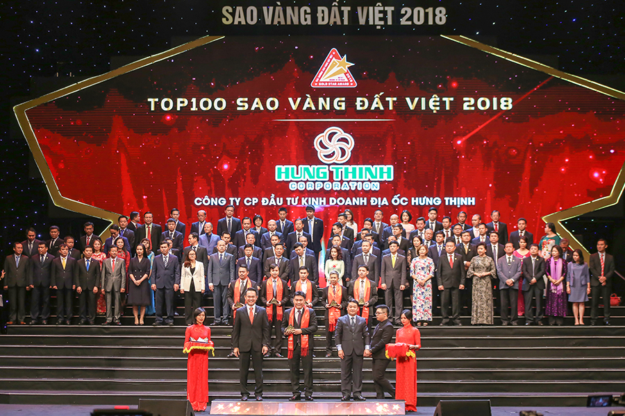 HUNG THINH CORPは3回連続にベトナムビジネスマンのゴールドスター賞を受賞した