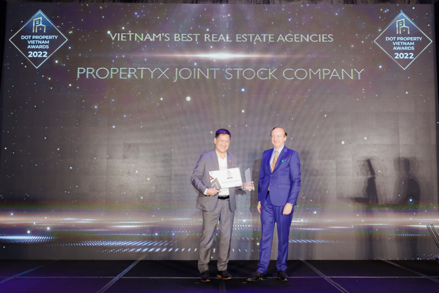 PropertyX nhận giải “Nhà môi giới bất động sản tốt nhất Việt Nam 2022”