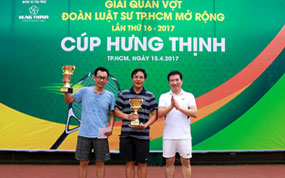 Hung Thinh Corp tài trợ giải Quần vợt Đoàn Luật sư TP.HCM mở rộng lần thứ 16 – 2017