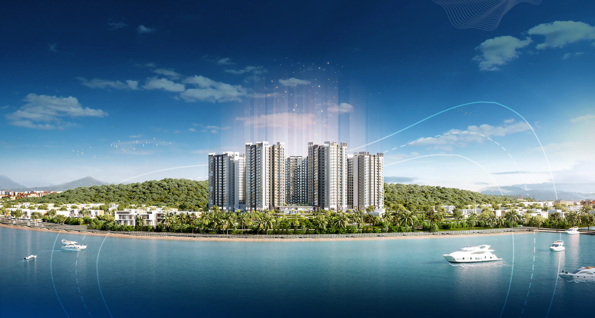 Tiện ích xanh đa tầng tại căn hộ biển Nha Trang