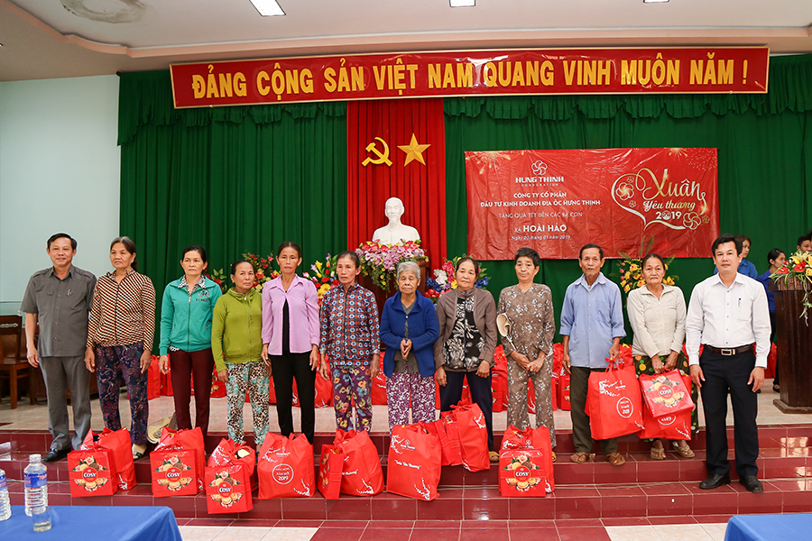 HUNG THINH グループ: BINH DINH省と KHANH HOA省へ暖かい春