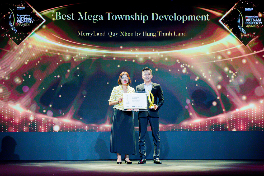 MerryLand Quy Nhơn nhận 3 giải thưởng về phát triển và thiết kế siêu đô thị